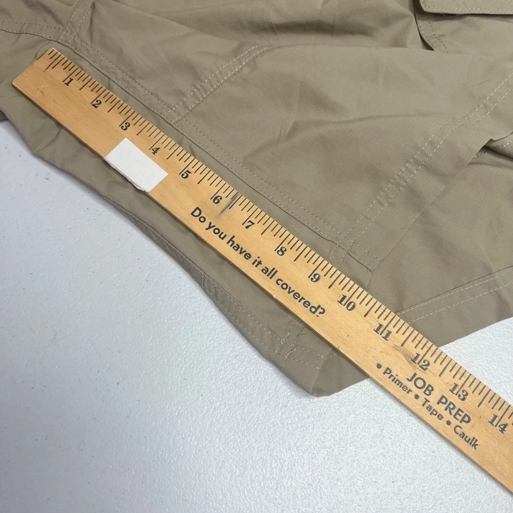 Columbia Kestrel Trail Cargo Shorts Mens 42 Tan Khaki Omni-Shade Belt Hiking NEW